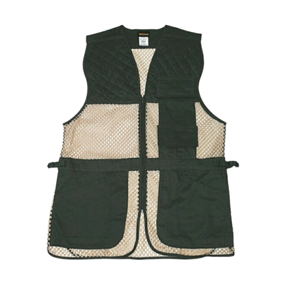 Allen Shooting Vest Men's Size XL/XXL Green and Tan